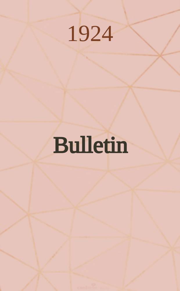 Bulletin