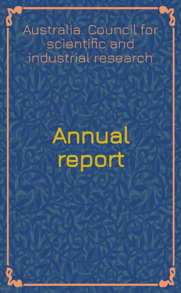 ... Annual report