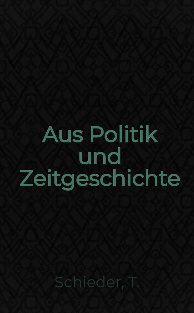 Aus Politik und Zeitgeschichte : Beil. zur Wochenzeitung Das Parlament. 1966, №24 : Entscheidungsjahr 1866