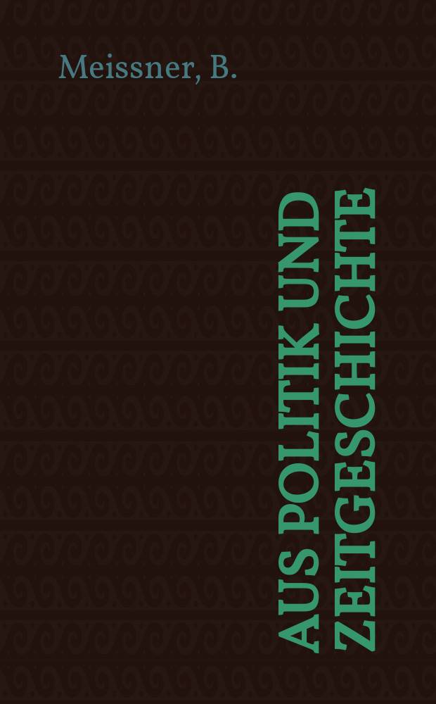 Aus Politik und Zeitgeschichte : Beil. zur Wochenzeitung Das Parlament. 1967, №14 : Von Stalins Imperium zum hegemonischen Bündnis