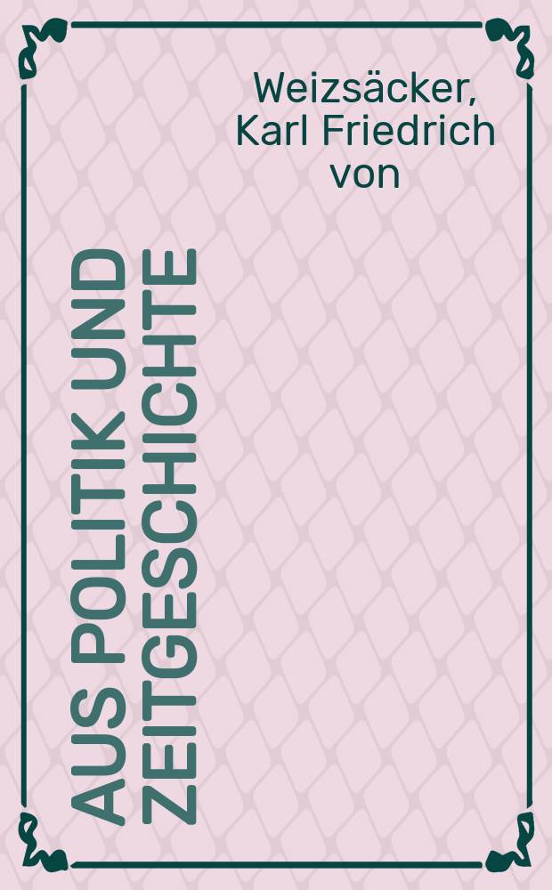 Aus Politik und Zeitgeschichte : Beil. zur Wochenzeitung Das Parlament. 1971, №1 : Kriegsfolgen und Kriegsverhütung. Internationale Organisationen