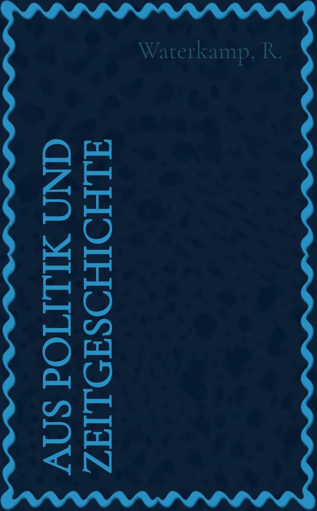 Aus Politik und Zeitgeschichte : Beil. zur Wochenzeitung Das Parlament. 1971, №16 : Raumordnung und Infrastrukturpolitik