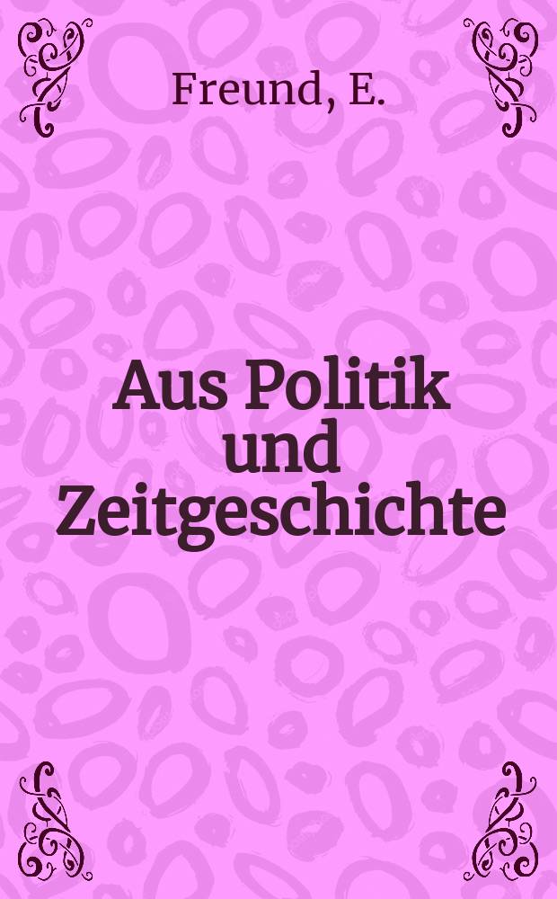 Aus Politik und Zeitgeschichte : Beil. zur Wochenzeitung Das Parlament. 1968, №16 : Die industrielle Forschung in der Bundesrepublik