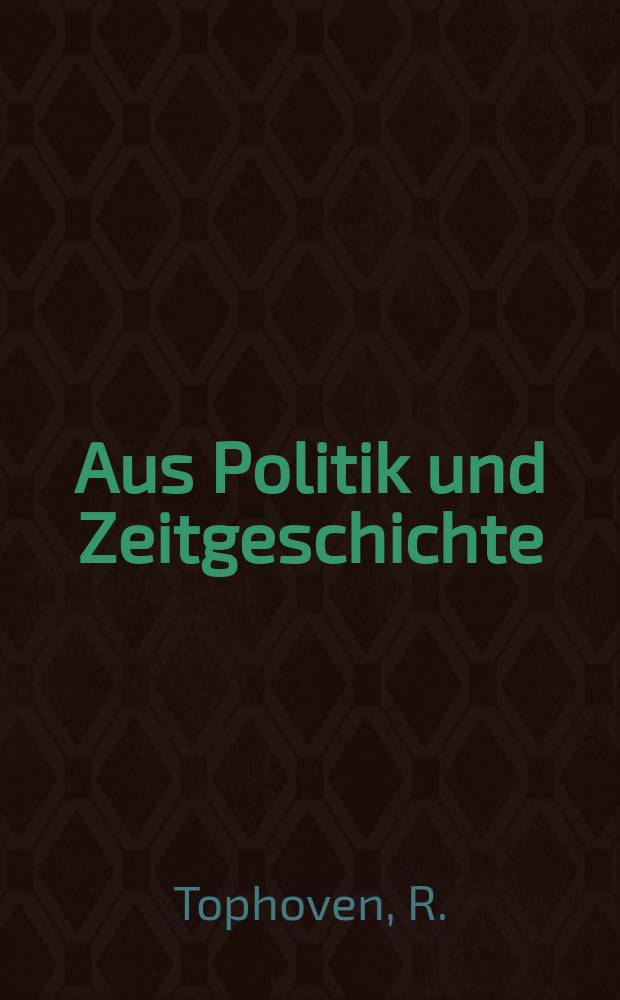 Aus Politik und Zeitgeschichte : Beil. zur Wochenzeitung Das Parlament. 1972, №8 : Guerillas in Nahost