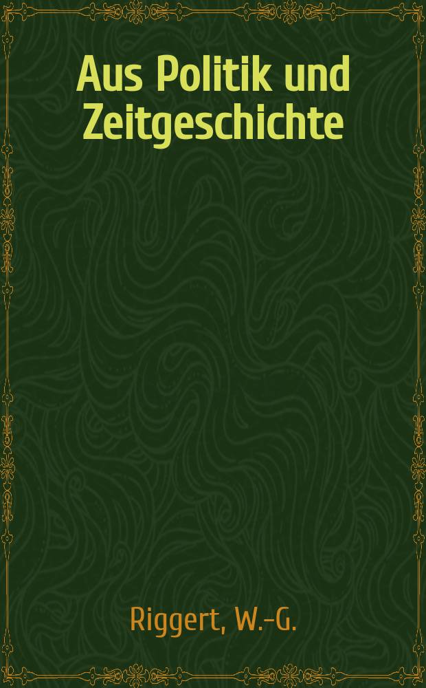 Aus Politik und Zeitgeschichte : Beil. zur Wochenzeitung Das Parlament. 1973, №1/2 : Sicherheit und Zusammenarbeit in Europa. Konzert der Staaten und Interessen