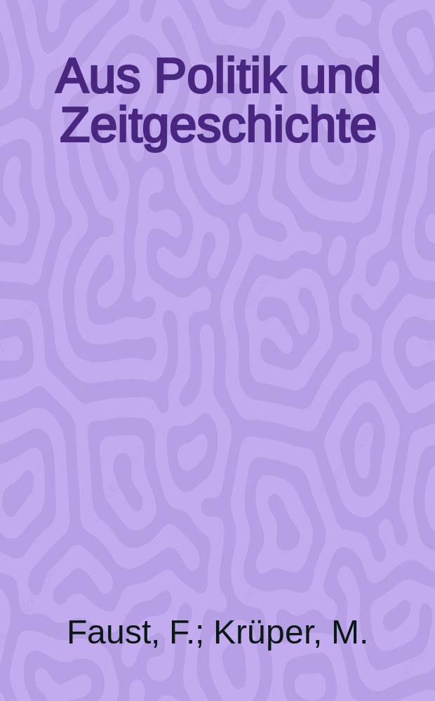 Aus Politik und Zeitgeschichte : Beil. zur Wochenzeitung Das Parlament. 1975, №31 : Die wirtschaftliche .... Wirtschaftsplanung und ?Investitionslenkung
