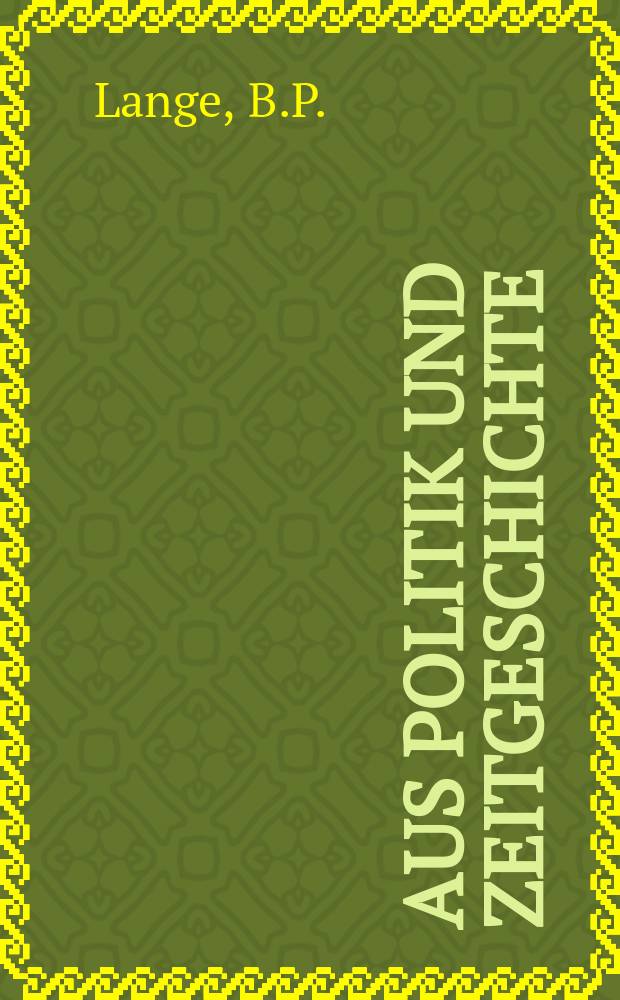 Aus Politik und Zeitgeschichte : Beil. zur Wochenzeitung Das Parlament. 1977, №32 : Neue Medienalte Probleme?. Ein Wachstumskonzept und seine Grenzen