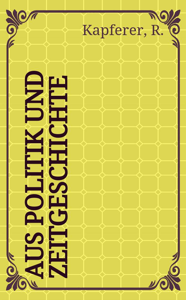 Aus Politik und Zeitgeschichte : Beil. zur Wochenzeitung Das Parlament. 1980, №51/52 : Islamische Renaissance, islamische Revolution ...