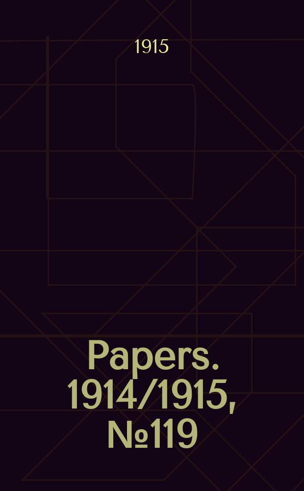 [Papers]. 1914/1915, №119 : (Parliamentary standing committee on public works: Report relating to the proposed erection of buildings at Flinders naval base)