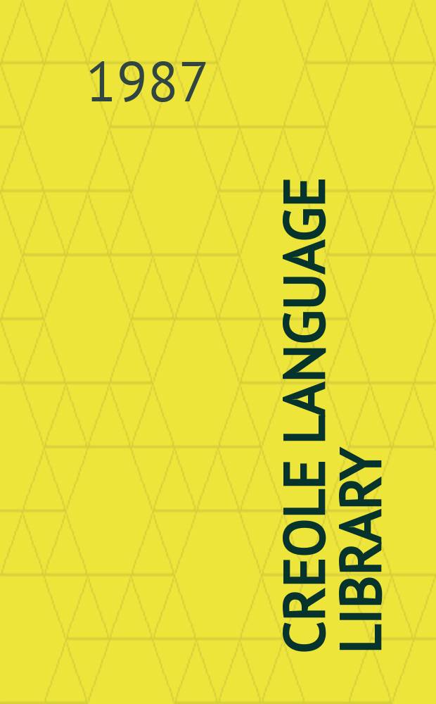 Creole language library : A companion ser. to the "Journal of Pidgin & Creole languages". Vol.3 : Grammatical relations in a radical Creole