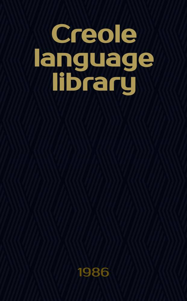 Creole language library : A companion ser. to the "Journal of Pidgin & Creole languages". Vol.1 : Substrata versus universals in Creole genesis