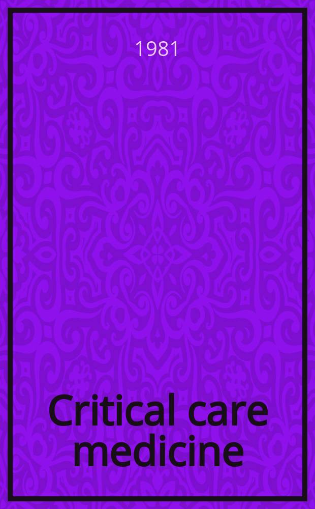 Critical care medicine : Offic. j. of the Soc. of critical care medicine. Vol.9, №10 : Transcutaneous O₂ and CO₂ monitoring of the adult and neonate