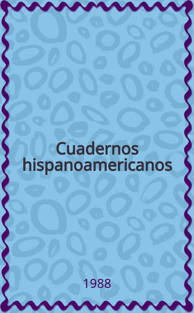 Cuadernos hispanoamericanos : Revista mensual de cultura hispánica. 1988, №456/457 : Homenaje a César Vallejo