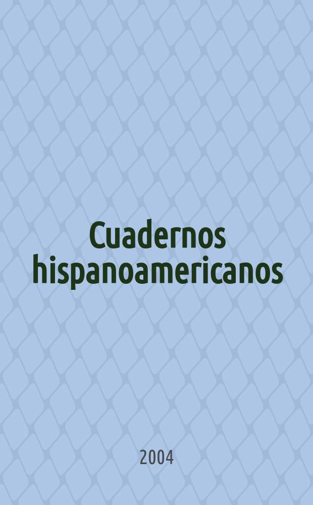 Cuadernos hispanoamericanos : Revista mensual de cultura hispánica. 2004, №646
