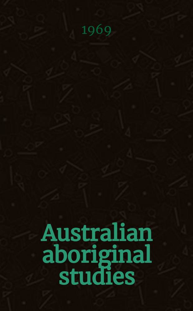Australian aboriginal studies