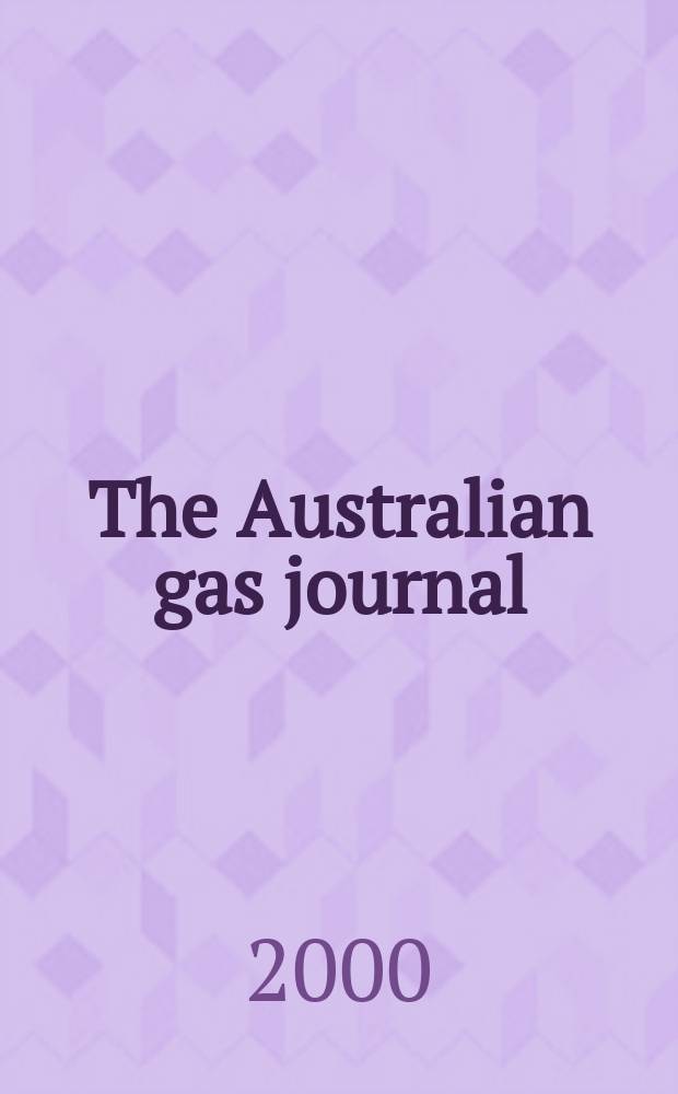 The Australian gas journal : Publ. by the Australian gas association. Vol.64, №1