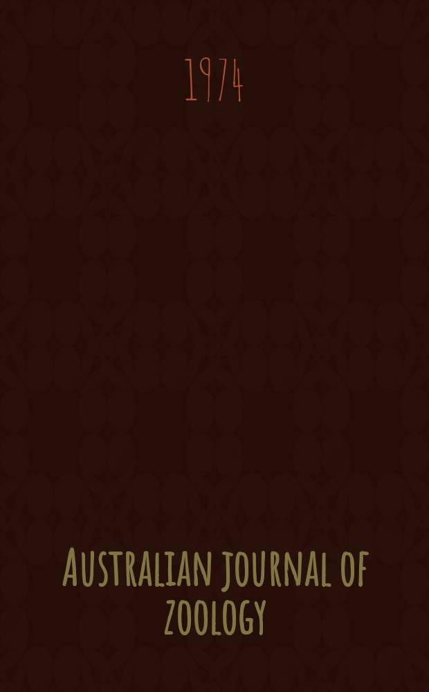 Australian journal of zoology : Publ. by the Commonwealth scientific and industrial research organization. №24 : A revision of the Scarabaeine dung beetles ...