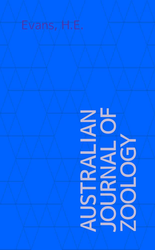 Australian journal of zoology : Publ. by the Commonwealth scientific and industrial research organization. №43 : A revision of spider wasps of the genus ...