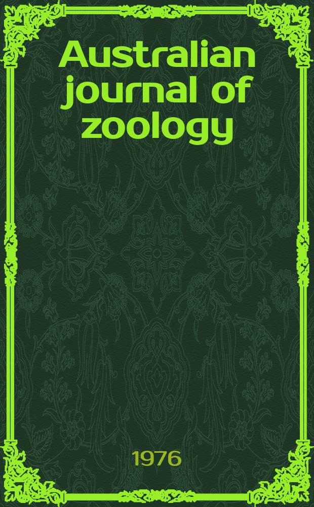 Australian journal of zoology : Publ. by the Commonwealth scientific and industrial research organization. №46 : Australian blephariceridae (Diptera)