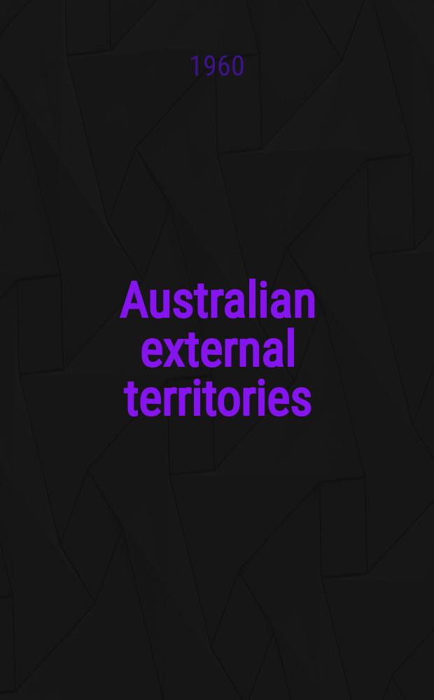 Australian external territories