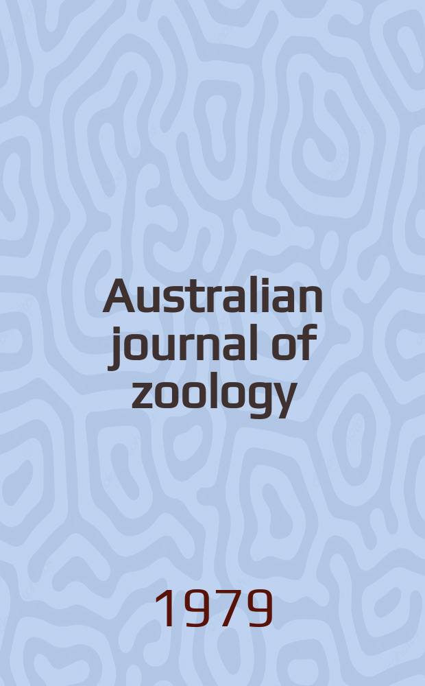 Australian journal of zoology : Publ. by the Commonwealth scientific and industrial research organization. №68 : Catenicellid cheilostome Bryozoa