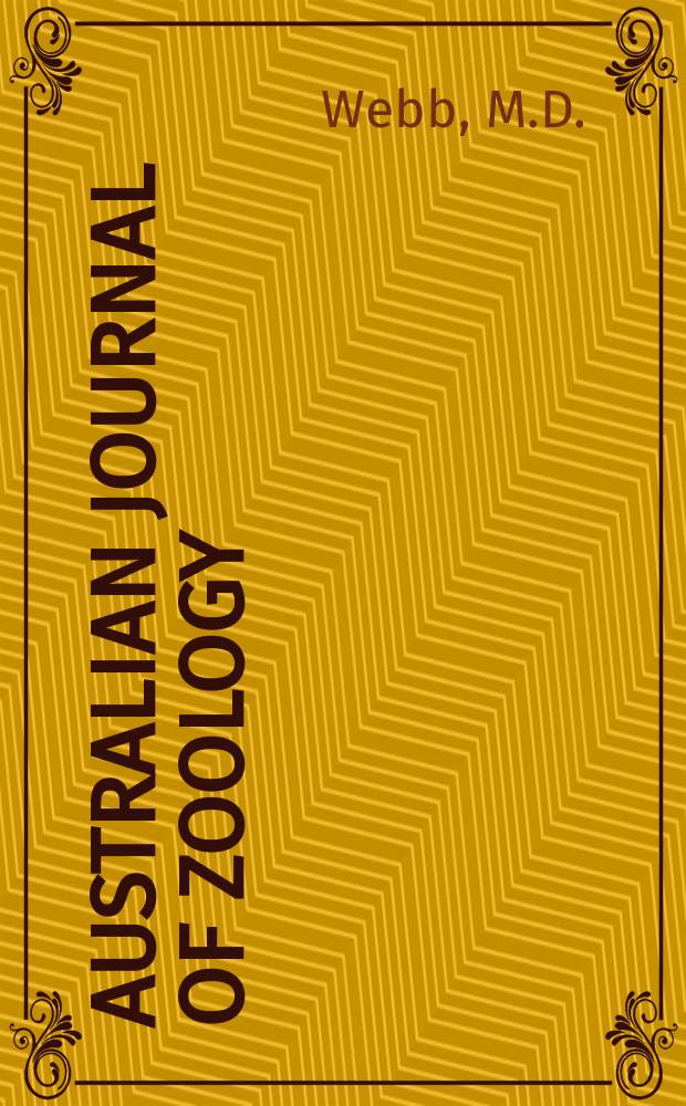 Australian journal of zoology : Publ. by the Commonwealth scientific and industrial research organization. №92 : Revision of the Australian idiocerinae