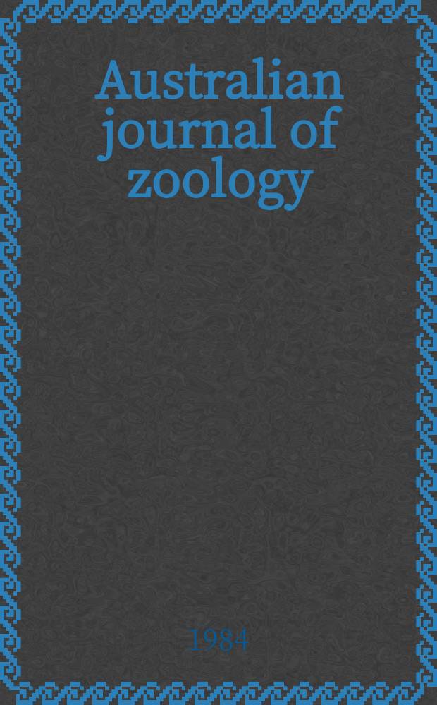 Australian journal of zoology : Publ. by the Commonwealth scientific and industrial research organization. №97 : A revision of the gali - forming coccoid ...