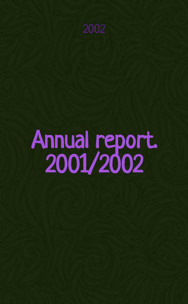 Annual report. 2001/2002
