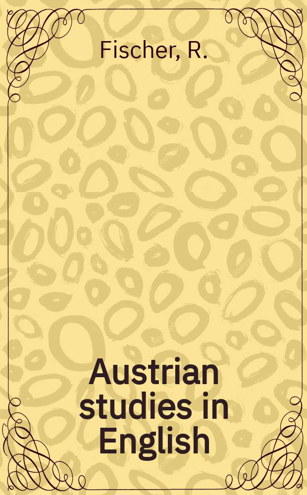 Austrian studies in English : Formerly Wiener Beiträge zur englischen Philologie. Bd.9 : Zu den Kunstformen des Mittelalterlichen Epos