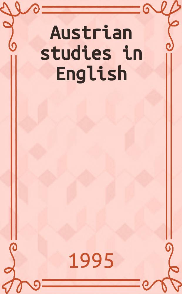 Austrian studies in English : Formerly Wiener Beiträge zur englischen Philologie. Bd.82 : Vocationally oriented language learning