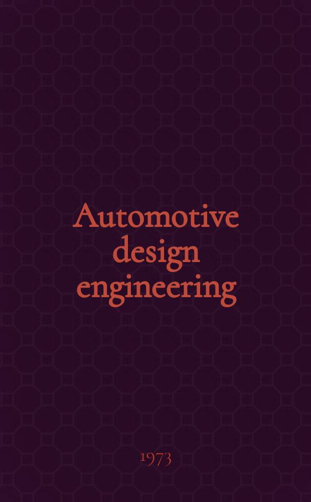 Automotive design engineering