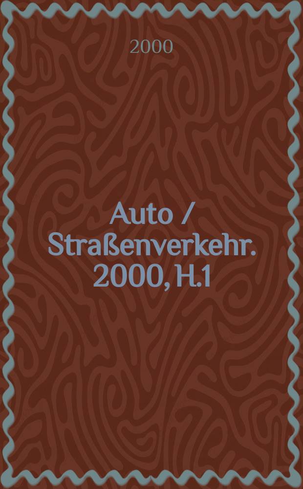 Auto / Straßenverkehr. 2000, H.1