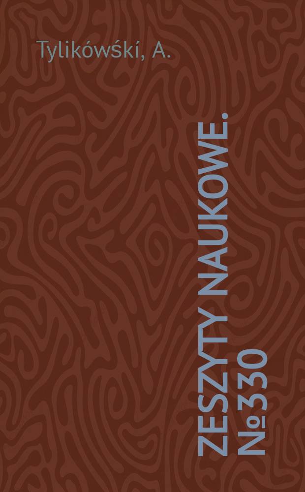 Zeszyty naukowe. №330 : Stabilność stochastýczna ciągłych ...