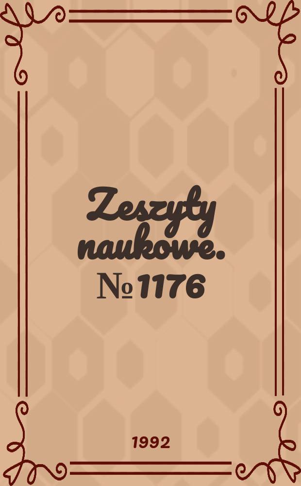 Zeszyty naukowe. №1176 : Krajowa konferencja automatyzacji dyskretnych procesów przemysłowych