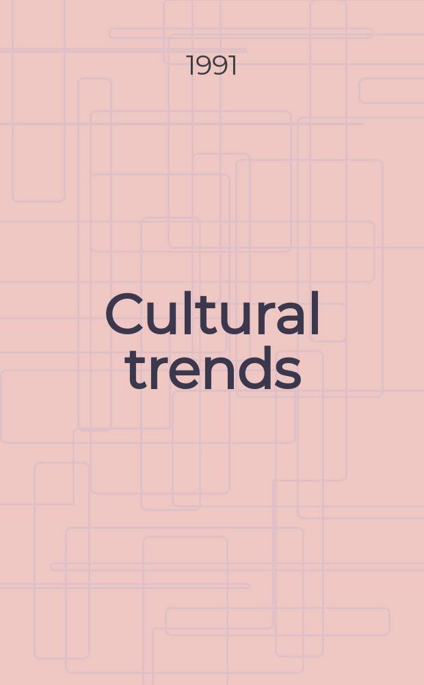 Cultural trends