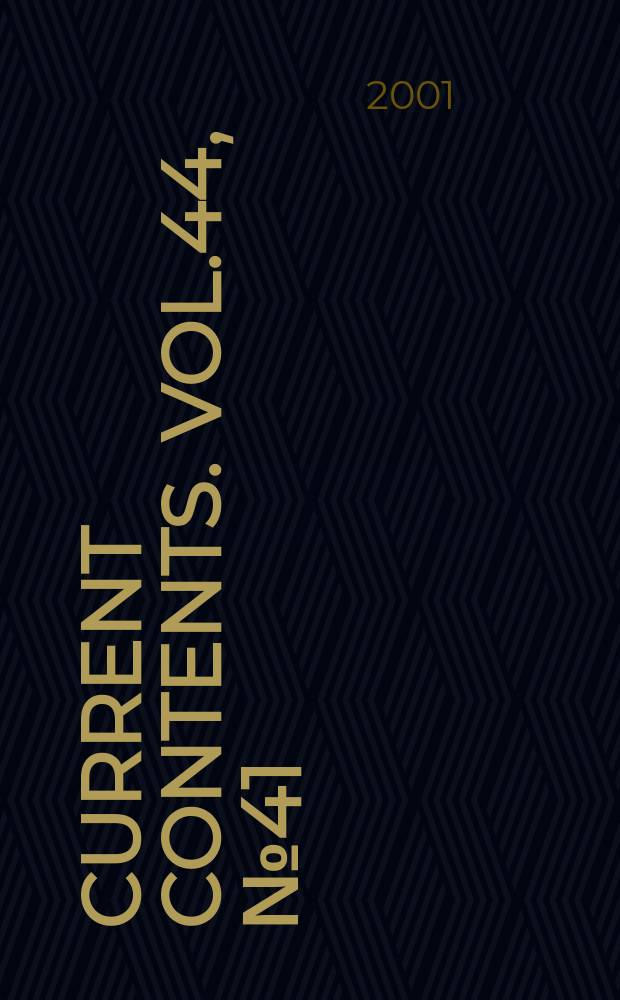 Current contents. Vol.44, №41