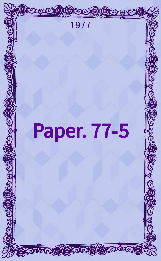 Paper. 77-5