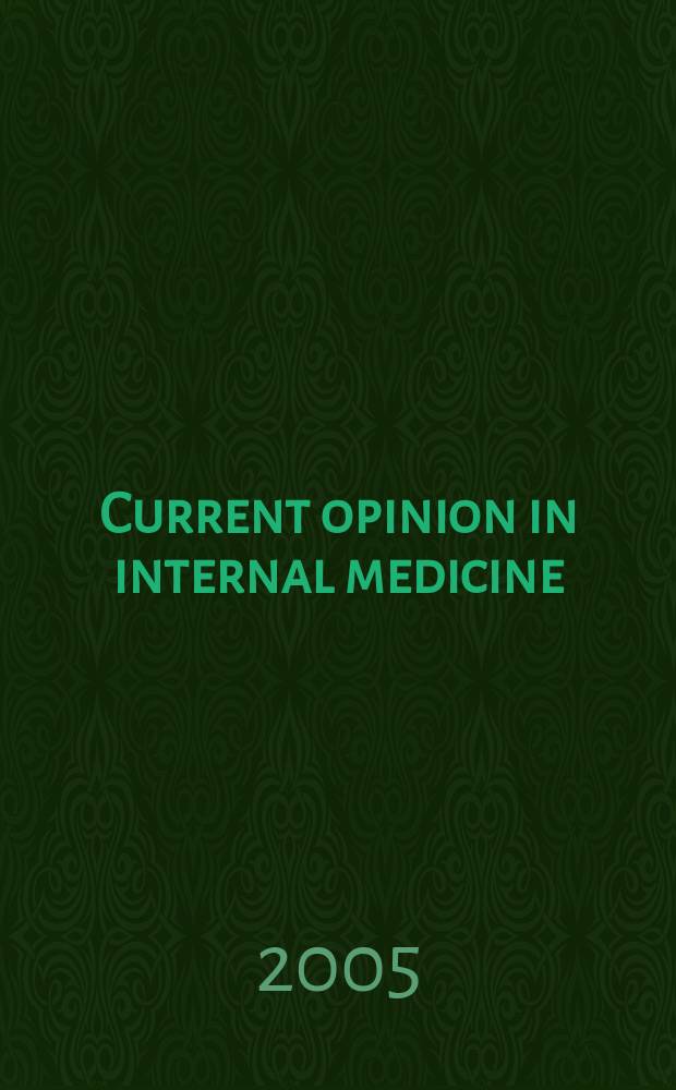 Current opinion in internal medicine : Sel. art. from the Current opinion ser. Vol.4, №1