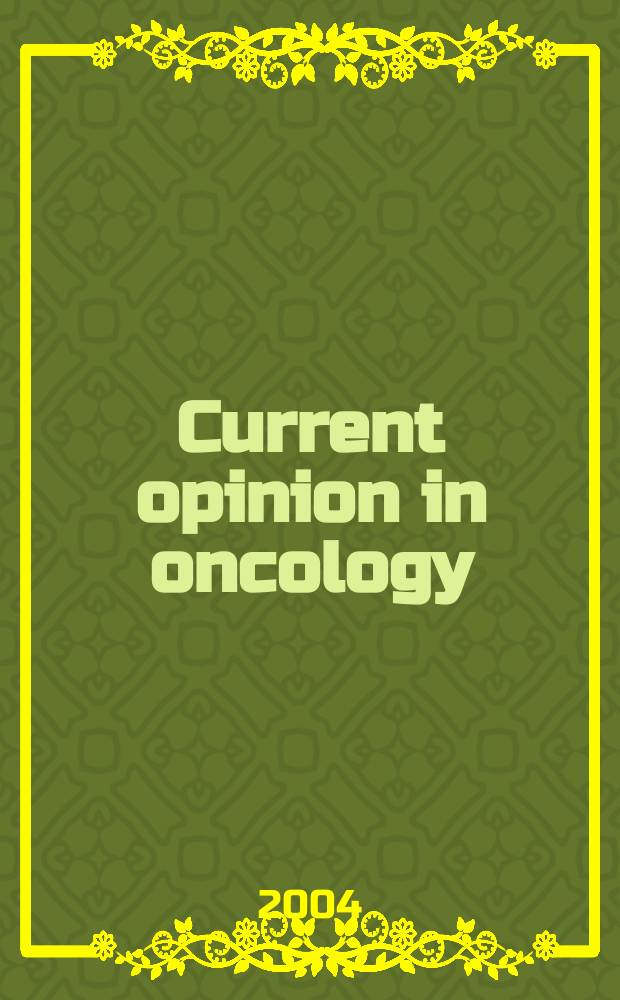 Current opinion in oncology