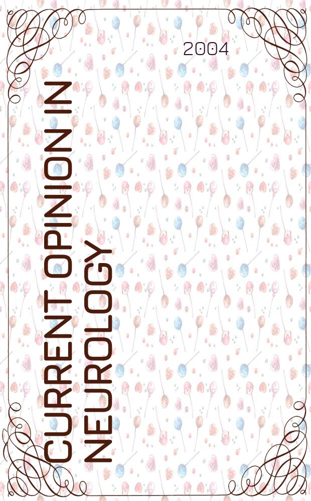 Current opinion in neurology