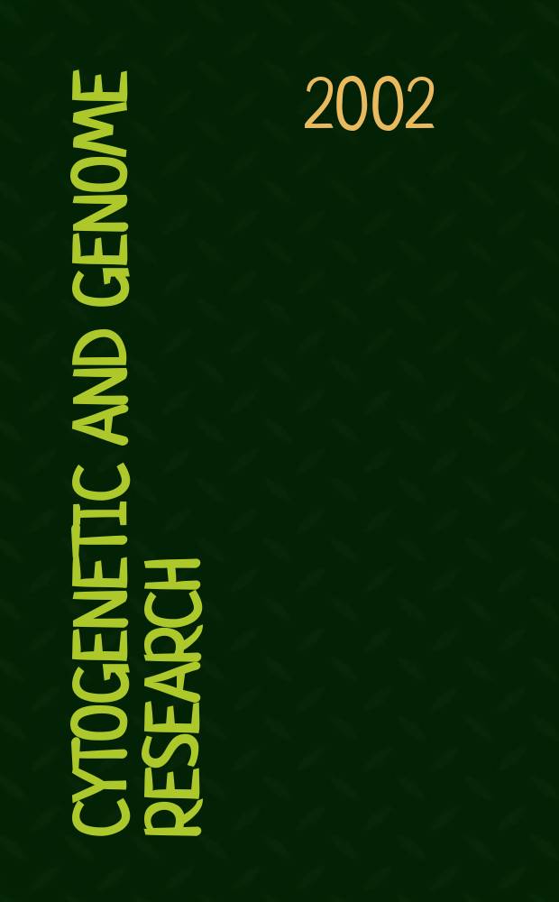 Cytogenetic and genome research : Found. 1962 as Cytogenetics. Vol.98, №2