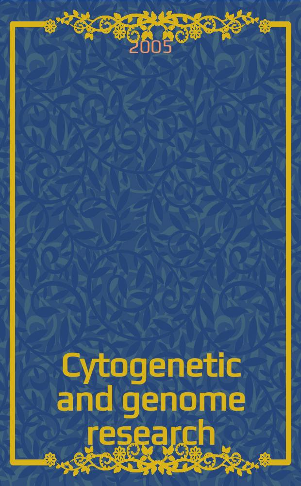 Cytogenetic and genome research : Found. 1962 as Cytogenetics. Vol.108, №1/3 : Primate cytogenetics
