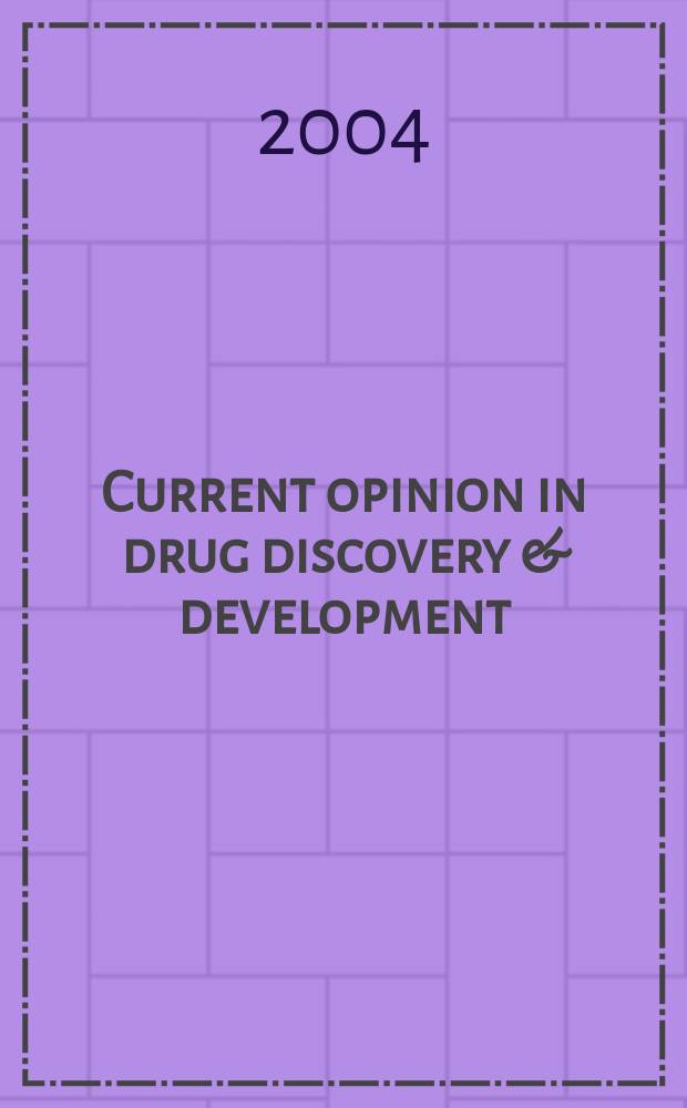 Current opinion in drug discovery & development