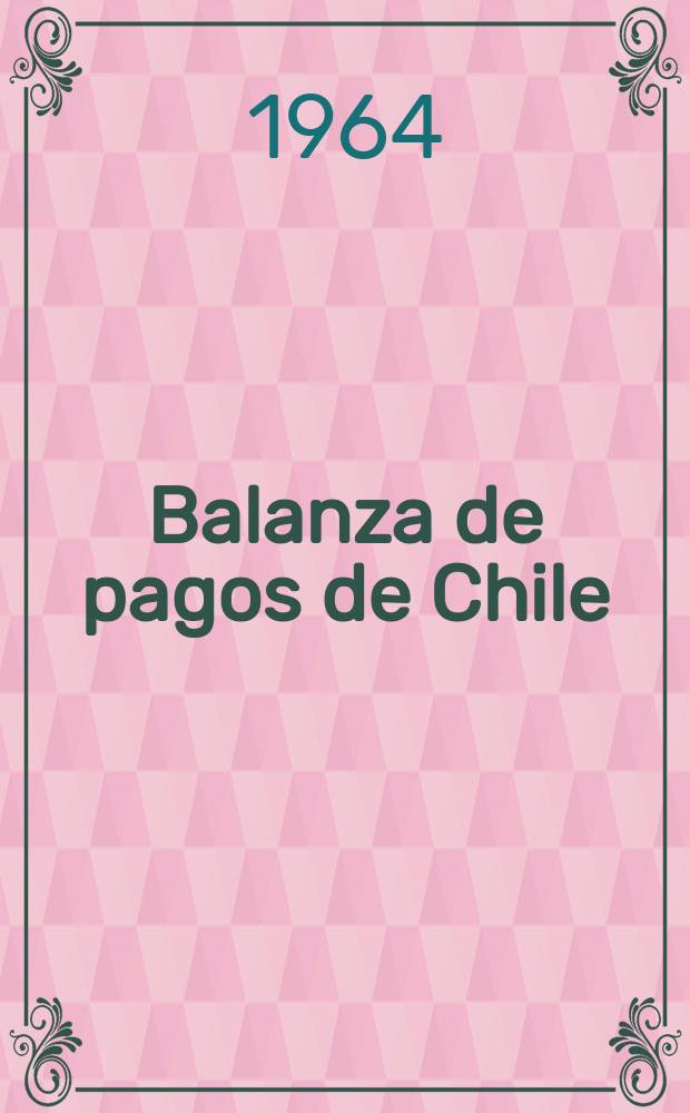 Balanza de pagos de Chile