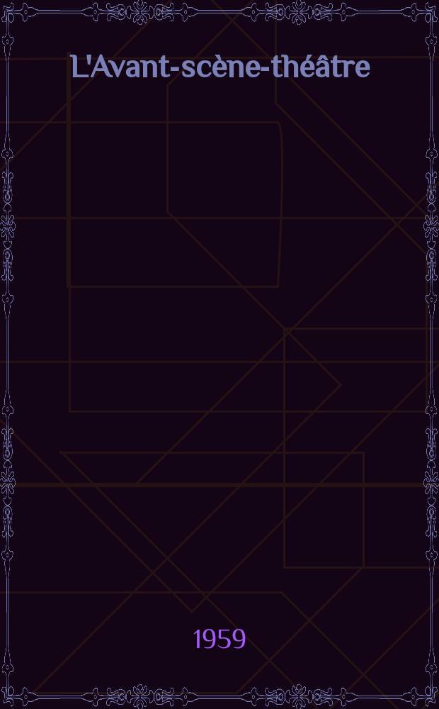 L'Avant-scène-théâtre : Oncle Vania. Le déjeuner chez le maréchal