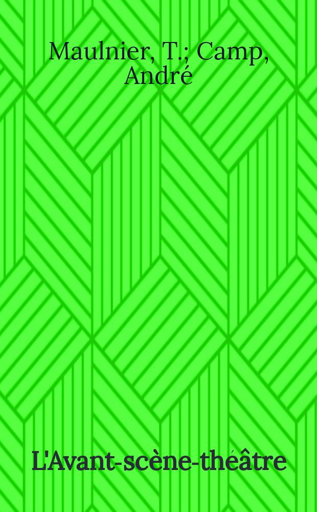 L'Avant-scène-théâtre : Le sexe et le néant. Nuit de gel