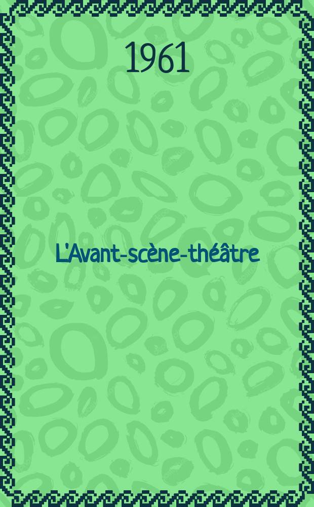 L'Avant-sc&egrave;ne-th&eacute;&acirc;tre : L'Idiote. Il n'y a pas que l'amour