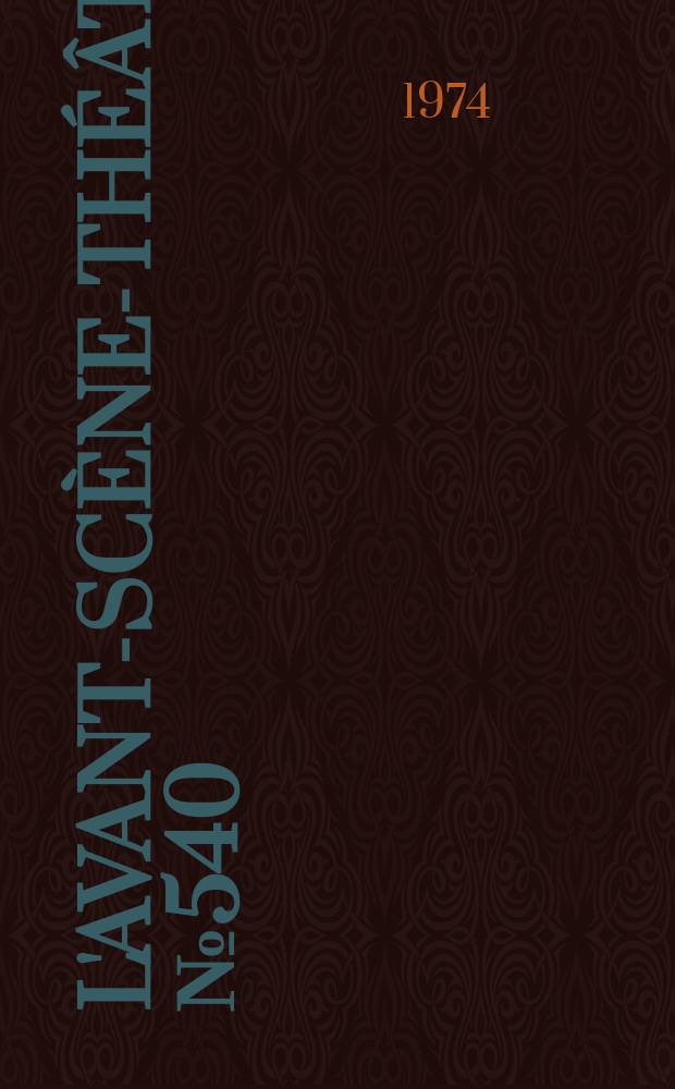 L'Avant-sc&egrave;ne-th&eacute;&acirc;tre. №540 : La chasse au Dahut. Avec lui
