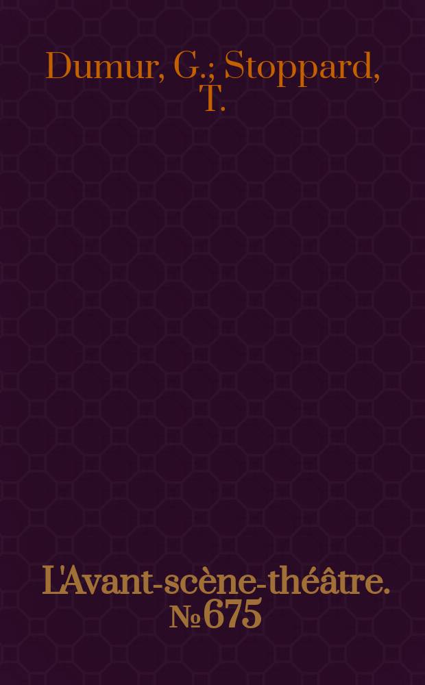 L'Avant-scène-théâtre. №675 : Les Hauts de Hurlevent. La musique adoucit les moeurs