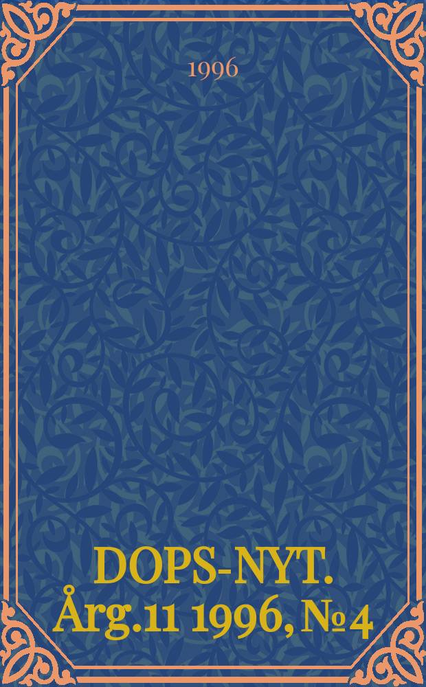 DOPS-NYT. &Aring;rg.11 1996, №4 : Delta light & optics